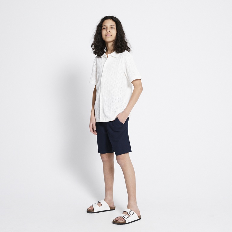 Short sleeve shirt "Smith star" White